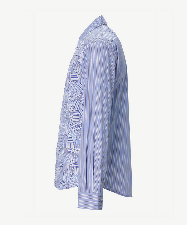 ORDER MADE PATCHWORK SHIRT 詳細画像 BLUE 2