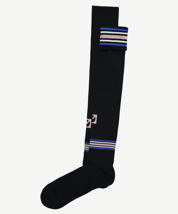 SOCCER LOGO SOCKS 詳細画像 BLACK 1