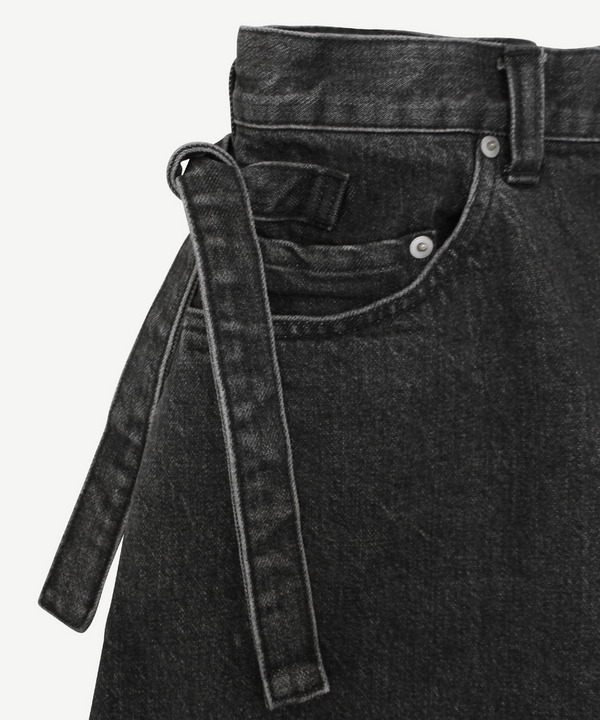 HAND DRAWING CROPPED DENIM PANTS 詳細画像 L.INDIGO 4