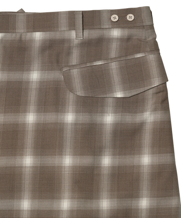 WRAP ASYMMETRY PANTS 詳細画像 BROWN 7