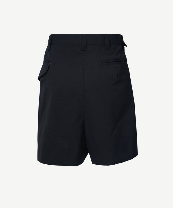 WRAP ASYMMETRY MINI SHORT PANTS 詳細画像 BLUE 5