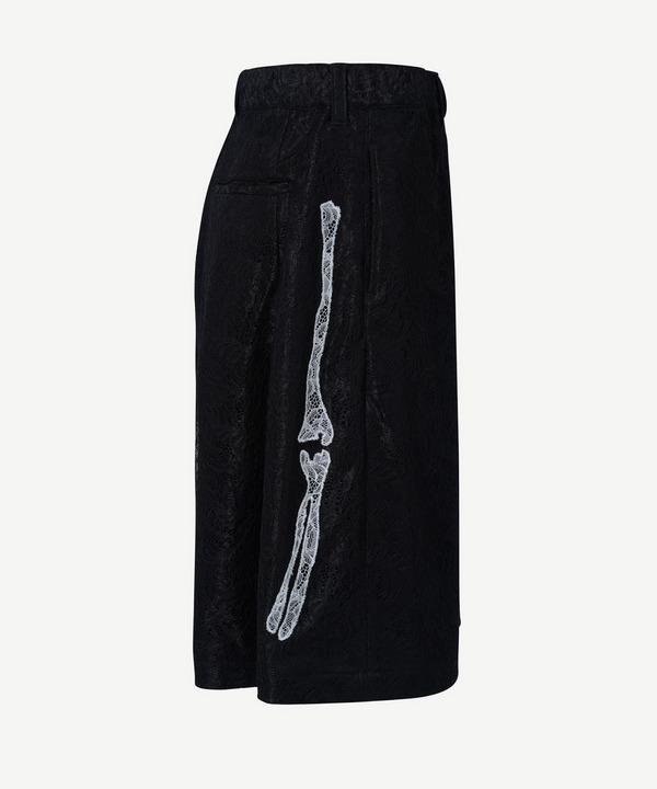 PATCHWORK BONE LACE SHORTS 詳細画像 BLACK 2