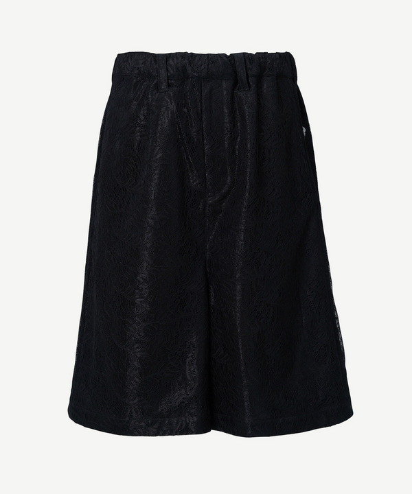 PATCHWORK BONE LACE SHORTS 詳細画像 BLACK 3