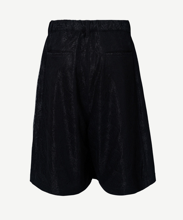 PATCHWORK BONE LACE SHORTS 詳細画像 BLACK 4