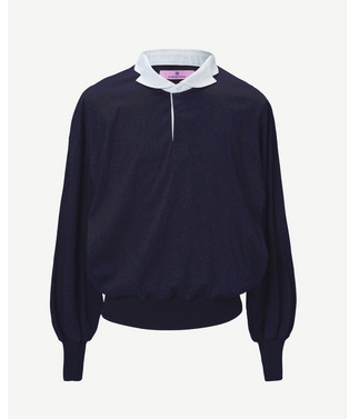 NOTCHED COLLAR POLO SHIRT