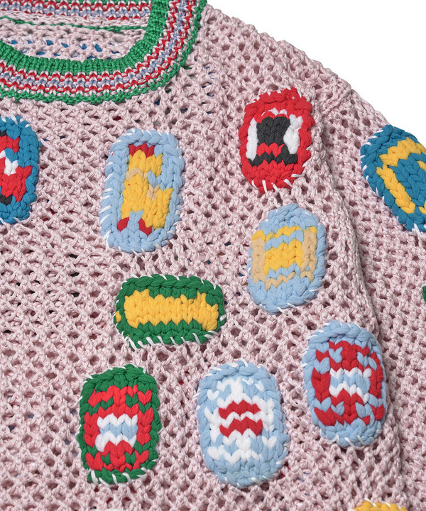 HAND KNIT WAPPEN PULLOVER 詳細画像 BLACK 8