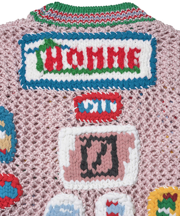 HAND KNIT WAPPEN PULLOVER 詳細画像 BLACK 9