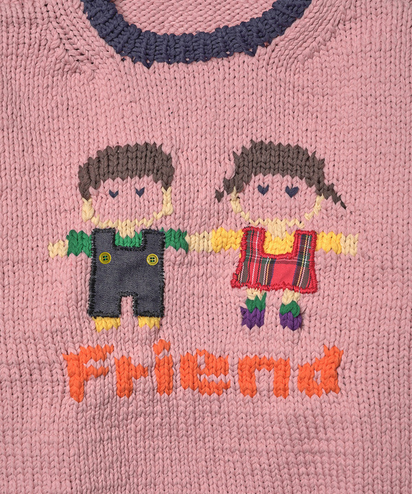FRIENDS PULLOVER KNIT 詳細画像 BLUE 6
