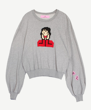 HOME ALONE EMBROIDERY SWEAT SHIRT