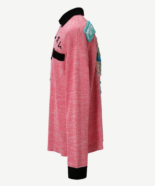 MADE IN HARAJUKU SHIRT KNIT 詳細画像 BLUE GRAY 4
