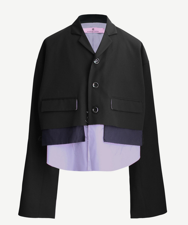 SHORT LAYER TAILORED JACKET 詳細画像 GRAY 3
