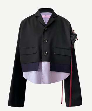 nori enomoto &times; anrealage homme SHORT LAYER TAILORED JACKET 詳細画像