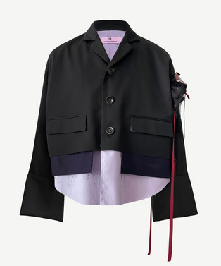 nori enomoto &times; anrealage homme SHORT LAYER TAILORED JACKET 詳細画像
