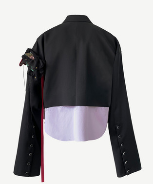 nori enomoto &times; anrealage homme SHORT LAYER TAILORED JACKET 詳細画像