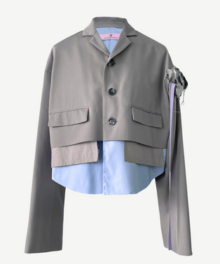 nori enomoto &times; anrealage homme SHORT LAYER TAILORED JACKET 詳細画像