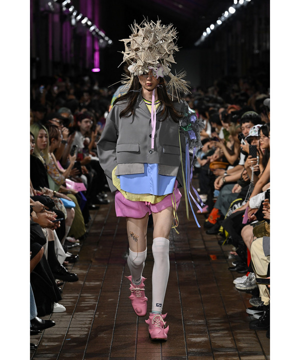 nori enomoto &times; anrealage homme SHORT LAYER TAILORED JACKET 詳細画像 GRAY 10