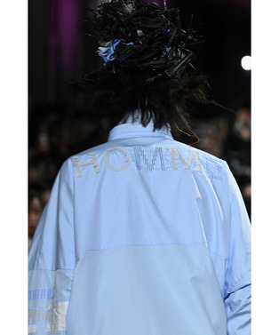 HOMME PATCHWORK LONG SHIRT 詳細画像