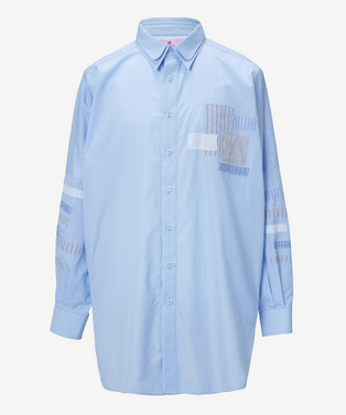HOMME PATCHWORK LONG SHIRT 詳細画像