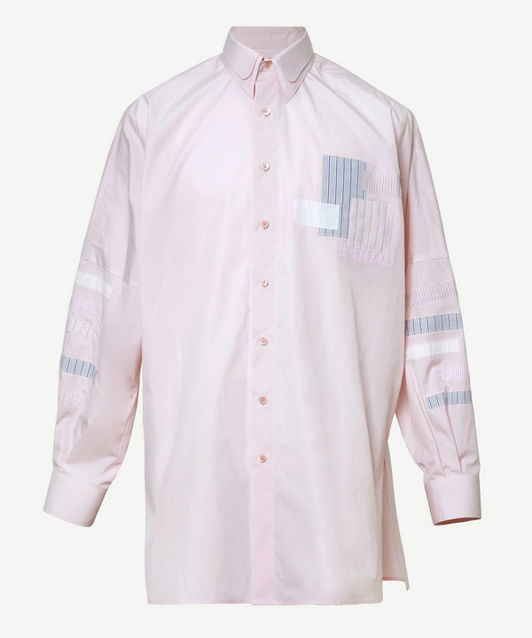 HOMME PATCHWORK LONG SHIRT 詳細画像 PINK 1