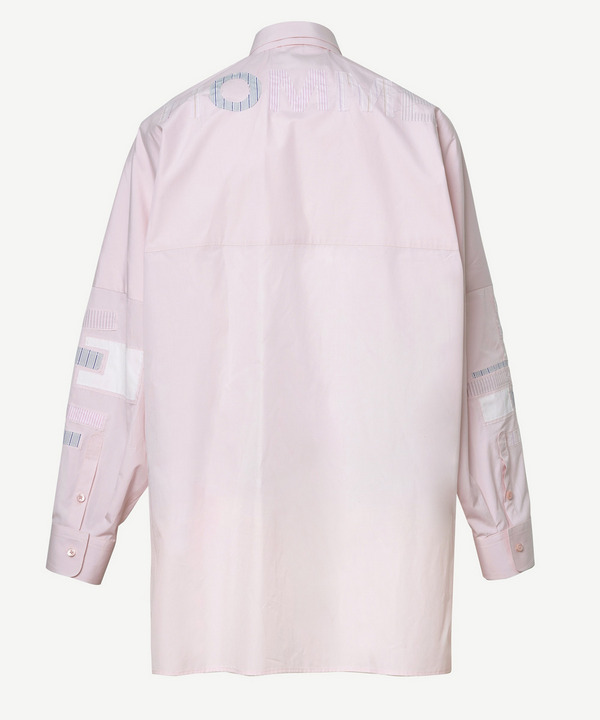 HOMME PATCHWORK LONG SHIRT 詳細画像 PINK 2