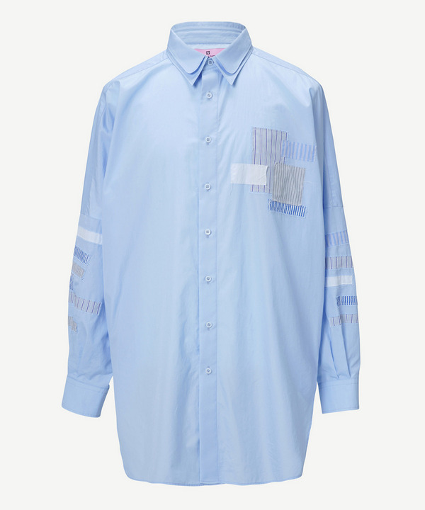 HOMME PATCHWORK LONG SHIRT 詳細画像 PINK 3