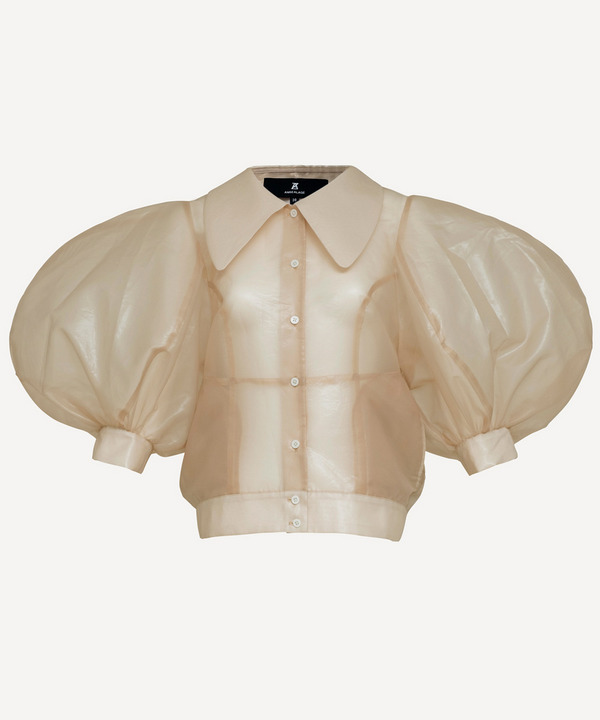 WINDPROOF ORGANDY BLOUSE 詳細画像 BEIGE 1