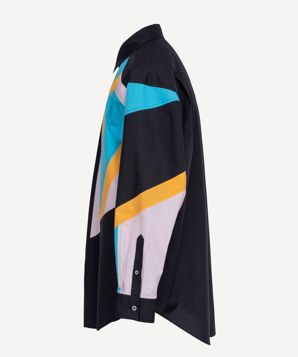 WINDBREAKER PANEL SHIRTS 詳細画像 BLACK 2