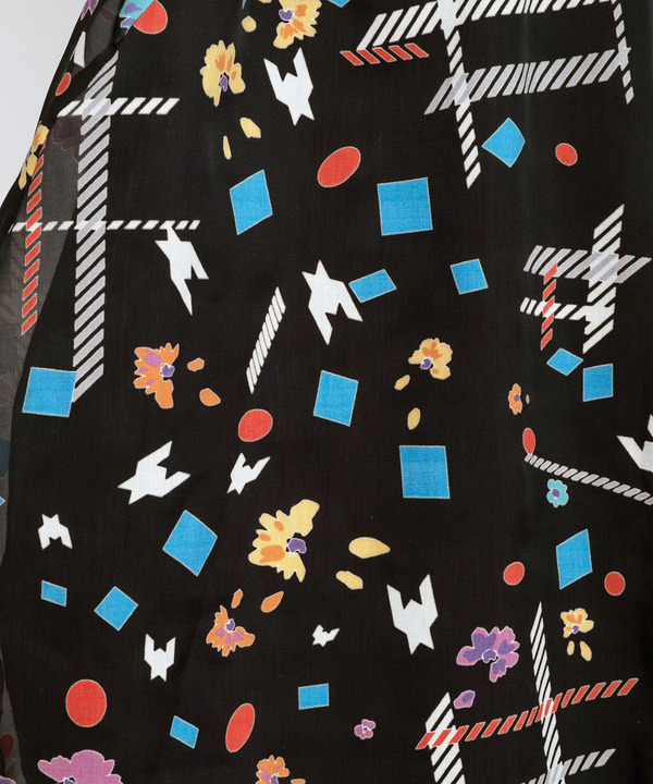 WIND BLOW MULTI BALL SKIRT 詳細画像 BLACK 4