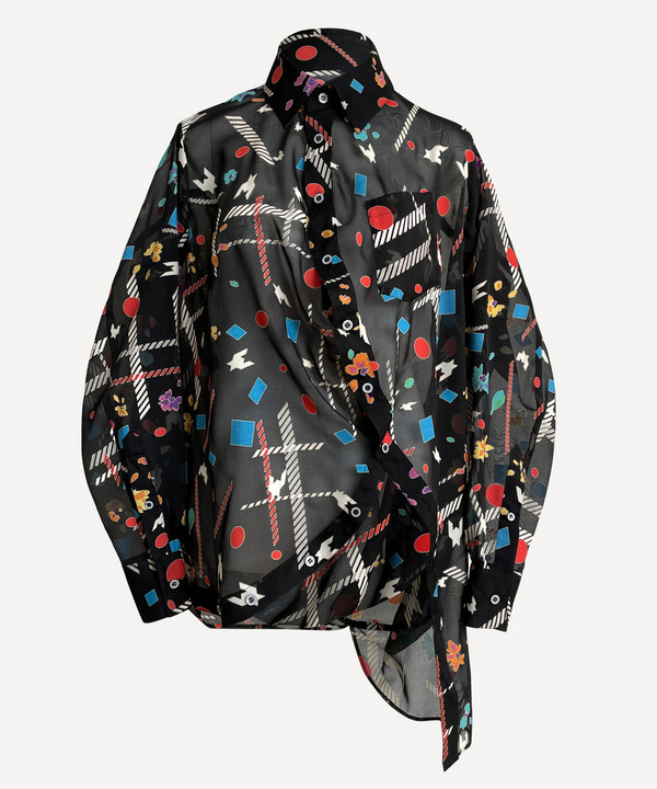 WIND BLOW MULTI BALL SHIRTS 詳細画像 BLACK 1