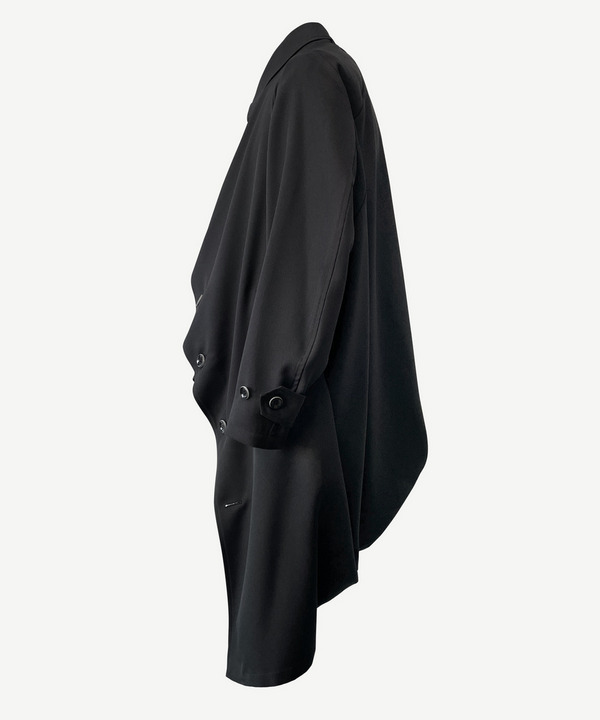 BALL POLYESTER SOUTIEN COLLAR COAT 詳細画像 BLACK 3
