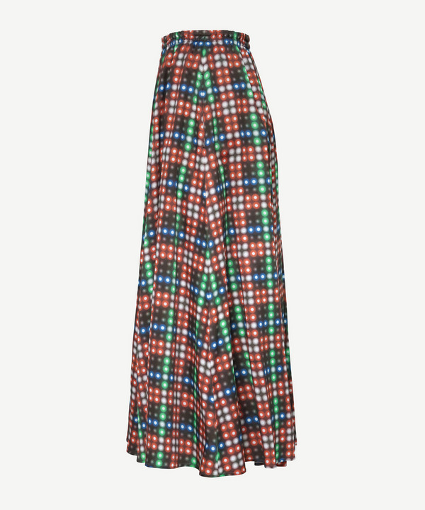 LED CHECK SKIRT 詳細画像 RED 3