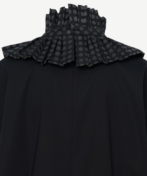 RUFFLE COLLAR DRESS 詳細画像 BLACK 4