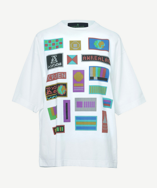 SCREEN WAPPEN PRINT T-SHIRTS 詳細画像 WHITE 1
