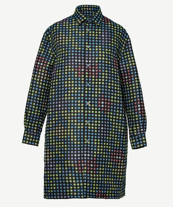 LED JACQUARD LONG SHIRT 詳細画像 GREEN 1