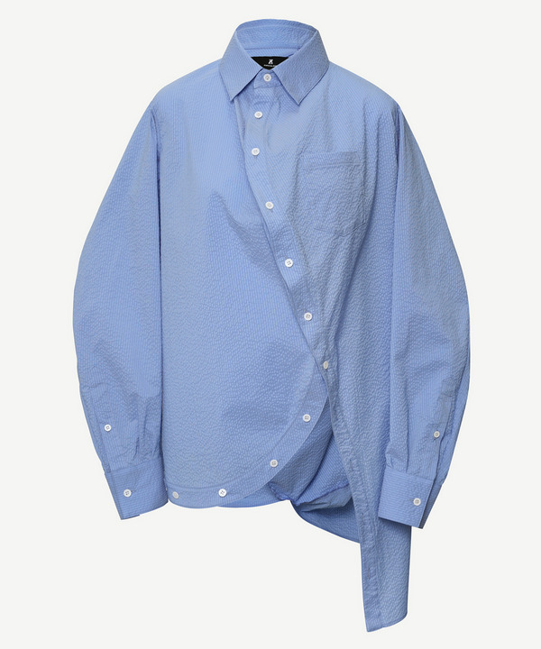BALL SEERSUCKER SHIRT 詳細画像 BLACK 6