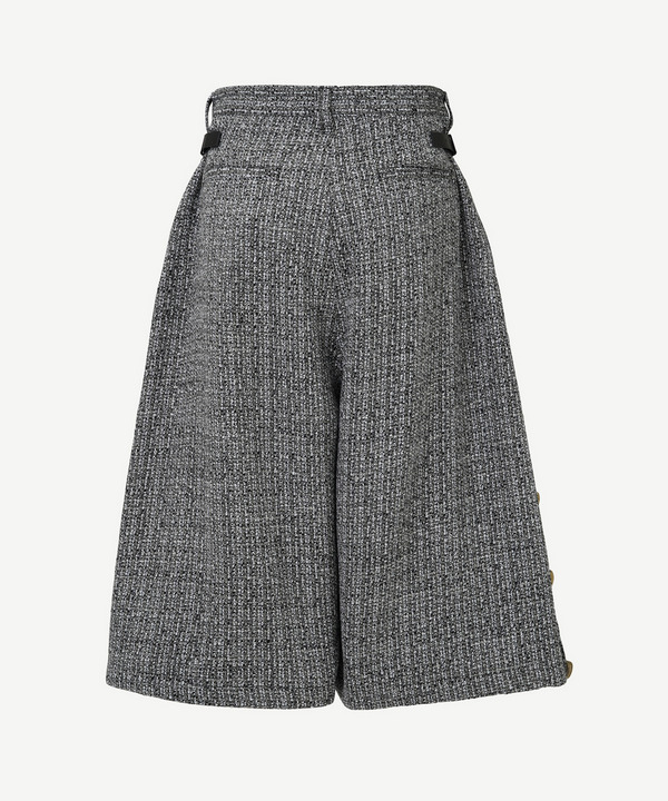 BUTTON TWEED SHORTS 詳細画像 BLACK 5