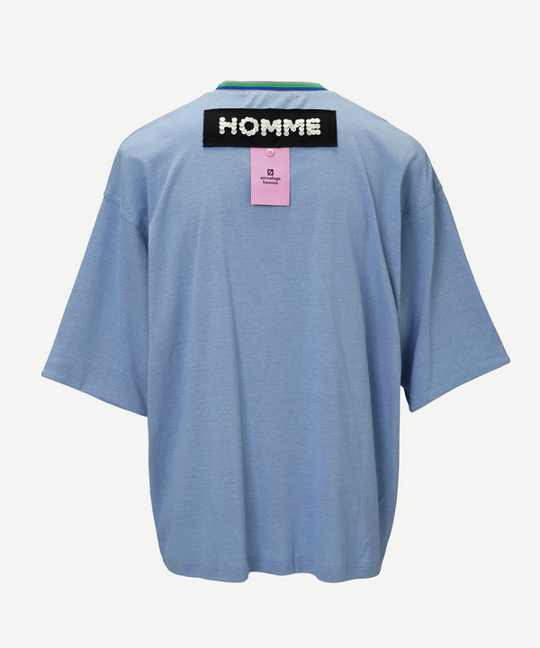 HOMME BUTTON T-SHIRT 詳細画像 NAVY 5
