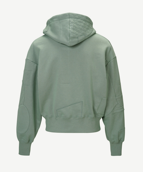 PATCHWORK SWEAT HOODIE 詳細画像 WHITE 4
