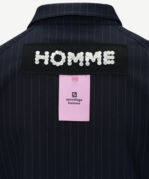 STAFF PIN STRIPE JACKET 詳細画像 NAVY 4