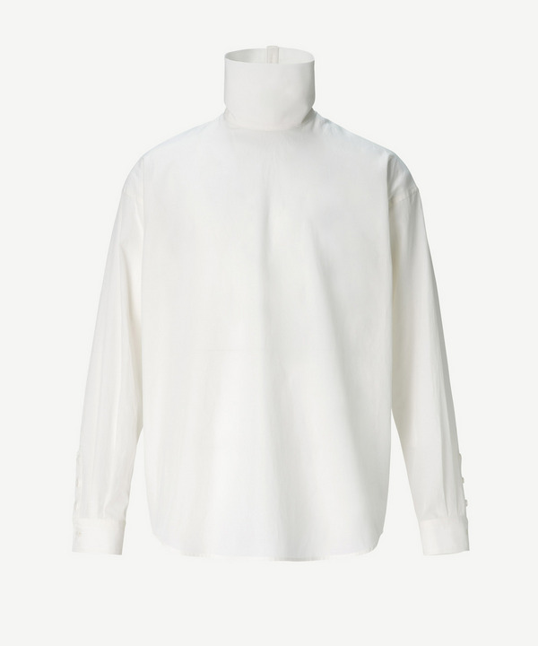 HIGH NECK SHIRT 詳細画像 BLACK 5