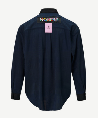 1st anniversary decoration tag jacquard shirt