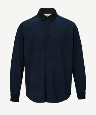 1st anniversary decoration tag jacquard shirt 詳細画像