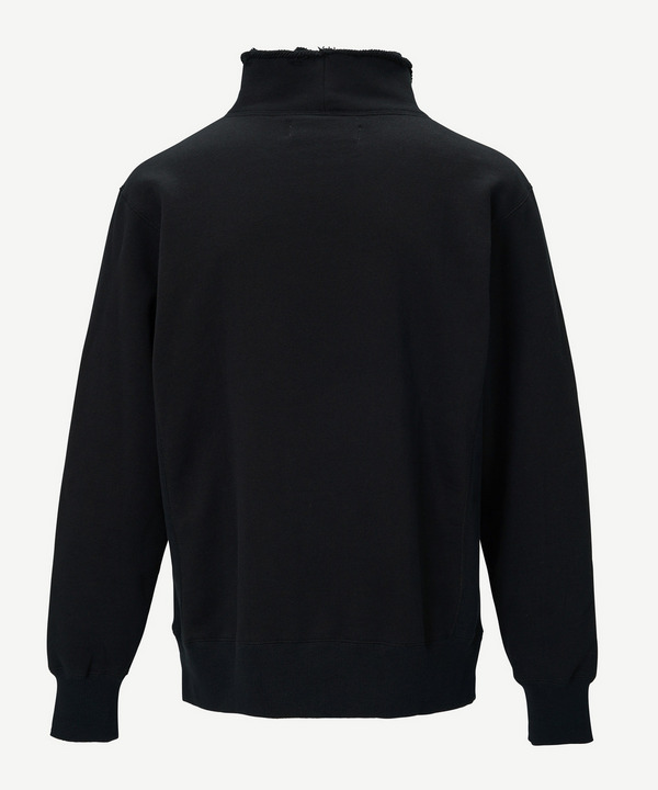CUT OFF HIGH NECK HOODIE 詳細画像 GRAY 4