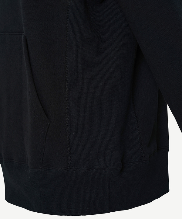 CUT OFF HIGH NECK HOODIE 詳細画像 BLACK 5