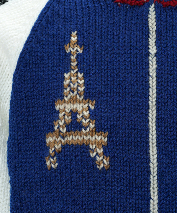 KNIT SOUVENIR PARIS JACKET 詳細画像 BLUE 4