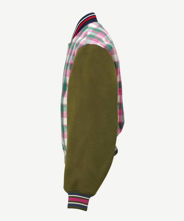 CHECK PANEL STADIUM JUMPER 詳細画像 PINK 2