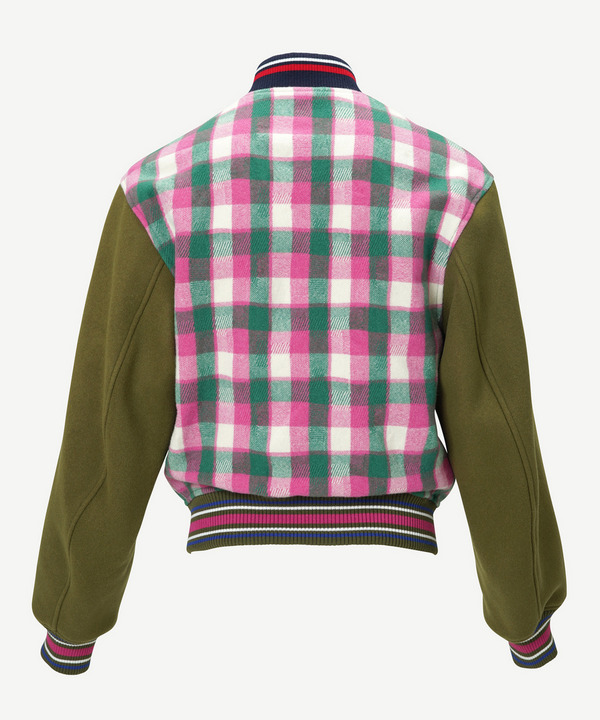 CHECK PANEL STADIUM JUMPER 詳細画像 NAVY 6