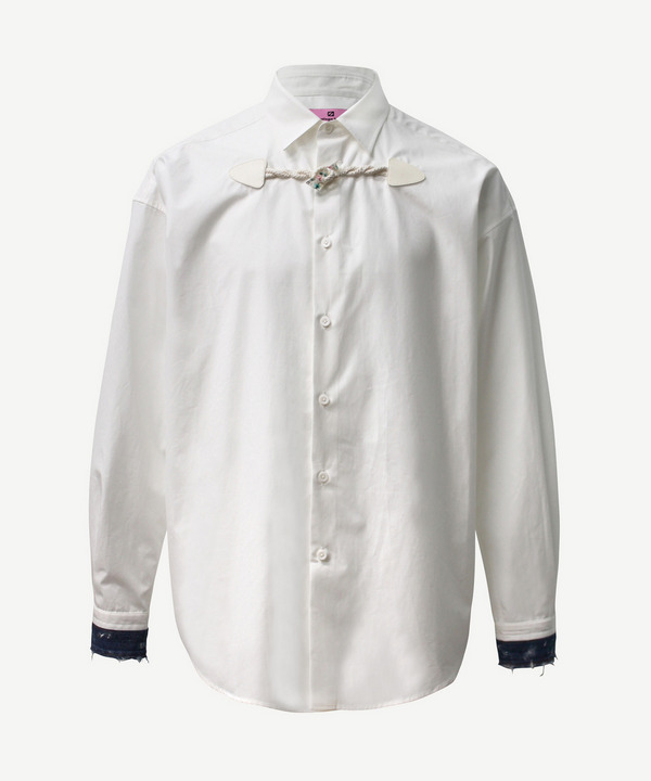 FLOWER TOGGLE PANEL CUFF SHIRTS 詳細画像 BEIGE 4