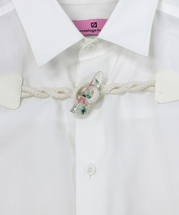 FLOWER TOGGLE PANEL CUFF SHIRTS 詳細画像 BLACK 7
