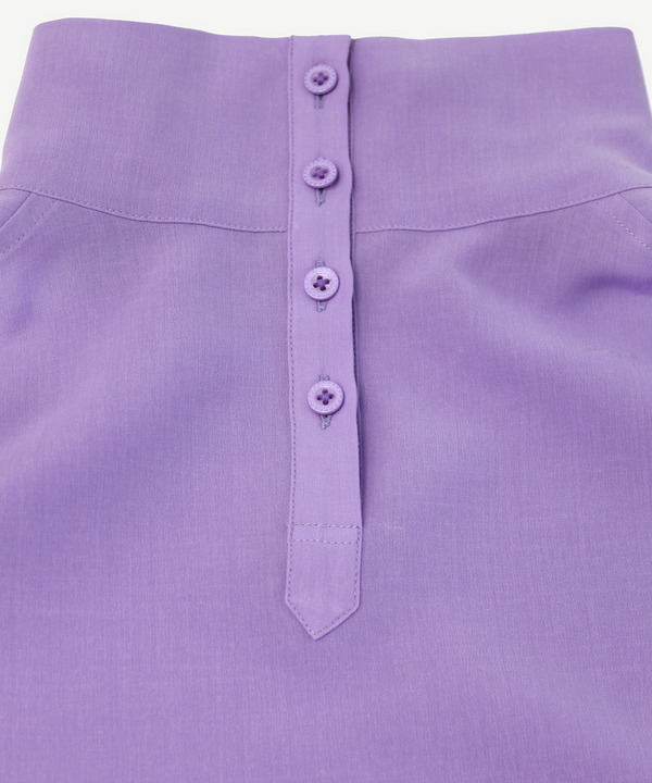 HIGH NECK SHIRT 詳細画像 PURPLE 9